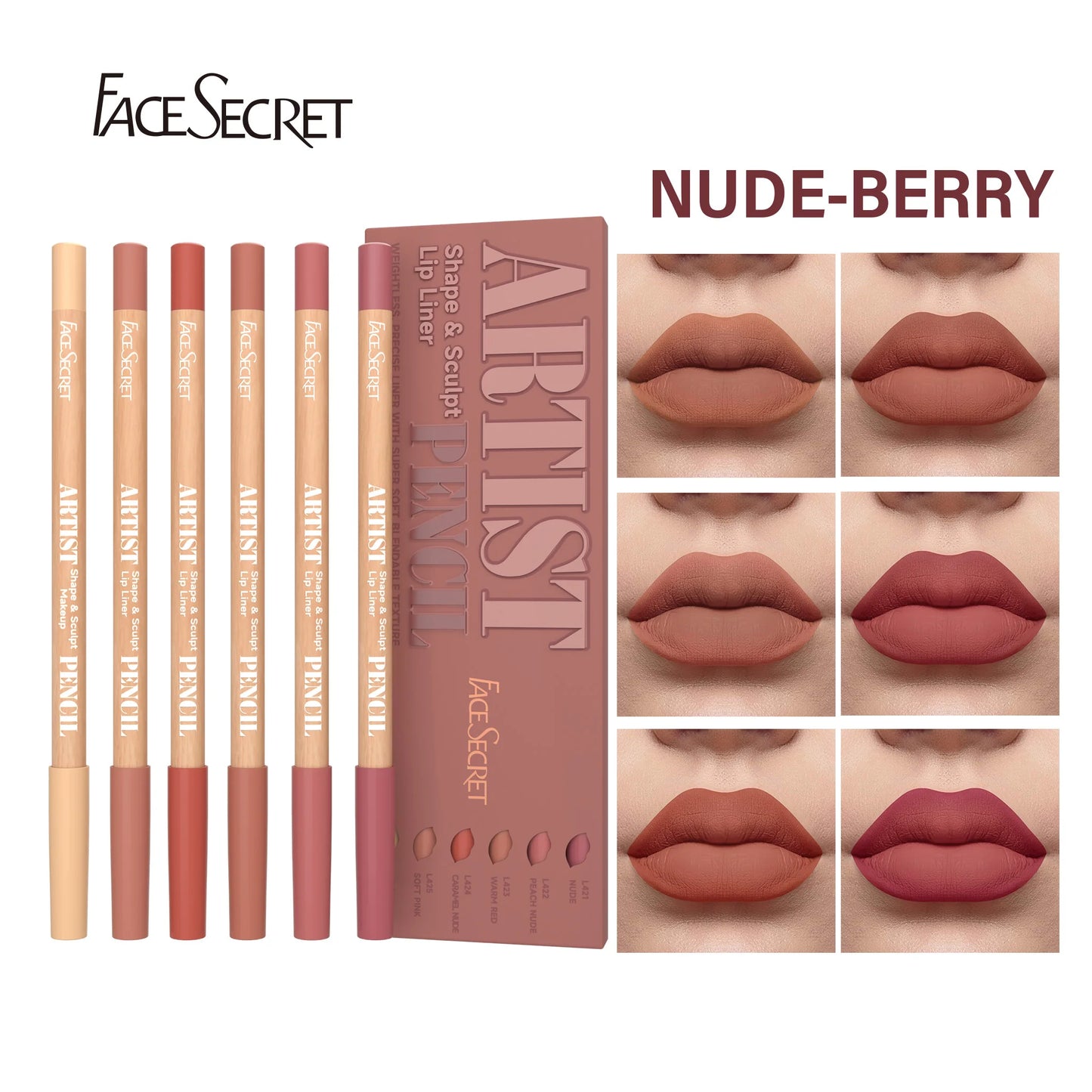 Poxmar™ 6pc Lip Liner Collection
