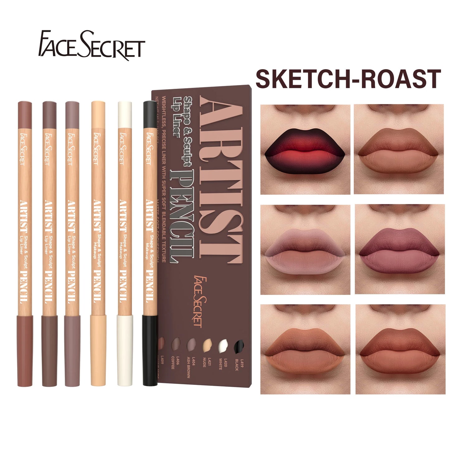 Poxmar™ 6pc Lip Liner Collection
