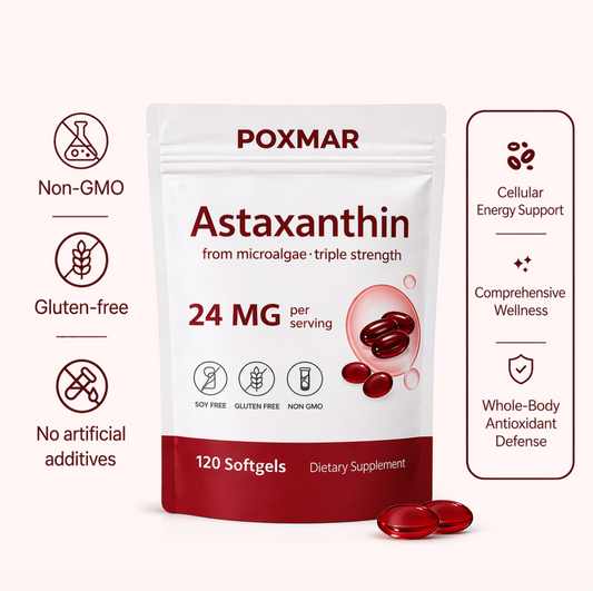 Poxmar™ Astaxanthin – Total Body Antioxidant Support